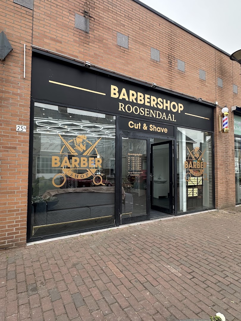 Gevel van Barbershop Roosendaal met Cut & Shave